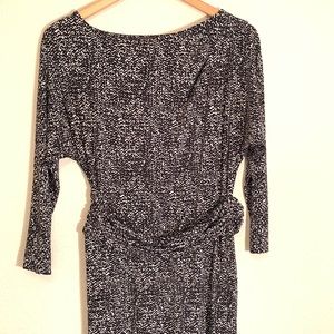 Vince Camuto Black and White Dress Sz M
